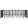 Outdoor Dog Kennel Steel 347.2 ft²