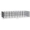 Outdoor Dog Kennel Steel 396.8 ft²