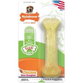 Nylabone Flexi Chew Dog Bone (Option: Wolf (1 Pack))