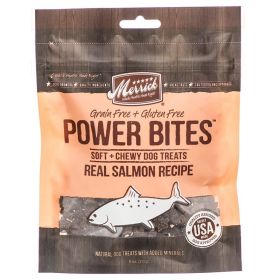 Merrick Power Bites Soft & Chewy Dog Treats (Option: Real Salmon Recipe)