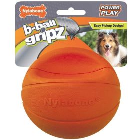 Nylabone Power Play B Ball Grips Basketball Dog Toy (Option: Medium 4.5")