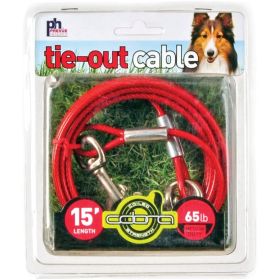 Prevue Pet Products Tie out Cable Medium Duty (Option: 15 Foot)